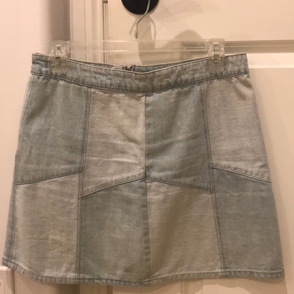 Two Tone Denim Forever 21 Skirt
